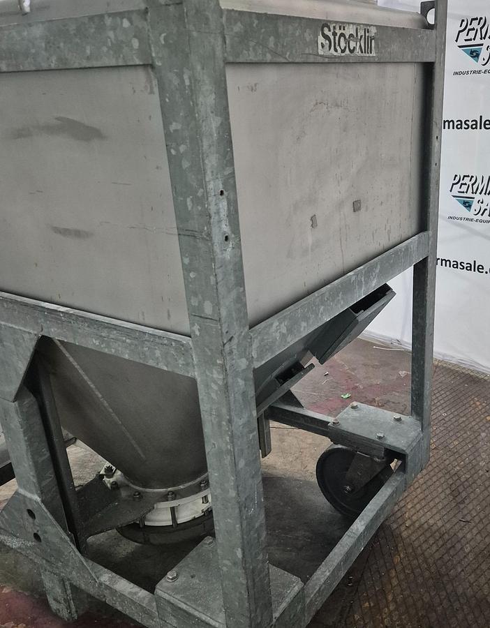 Used 1984 Stöcklin AG IBC-Behälter mit Halar-Beschichtung 630 ltr.