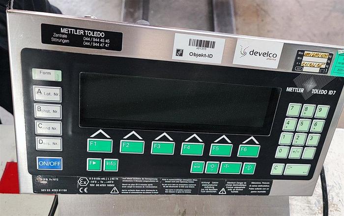 Gebraucht Mettler Toledo Bodenwaage KN1500G-4 bis 1500 Kg mit ID7xx Waage