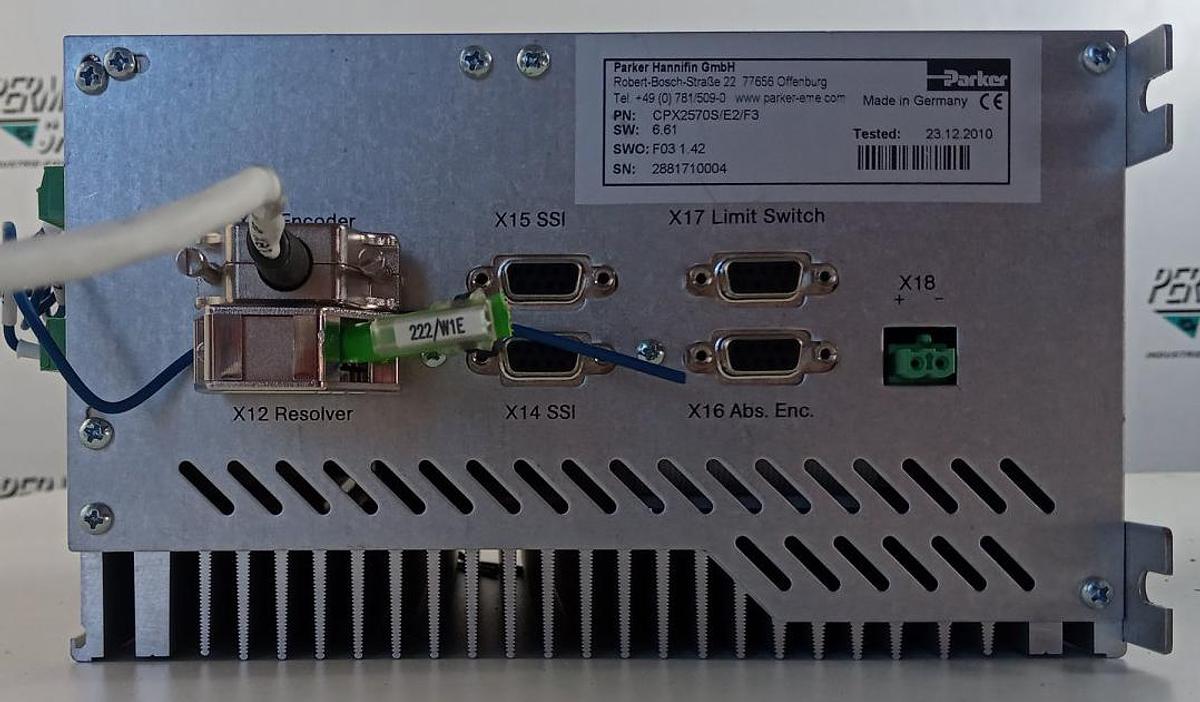 Gebraucht Parker Hannifin Servo Amplifier Compax-S CPX2570S/E2/F3