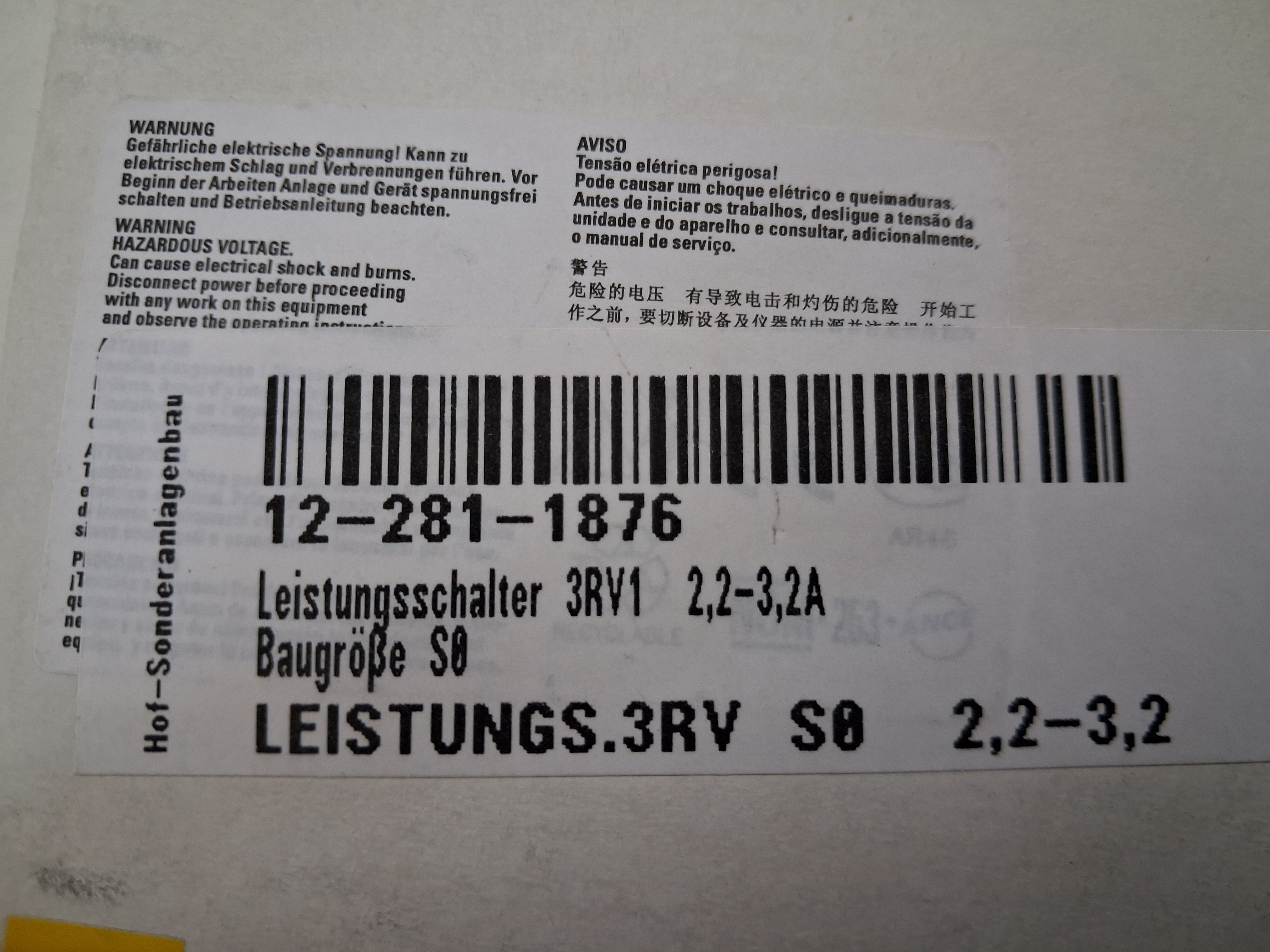 Gebraucht Leistungsschalter