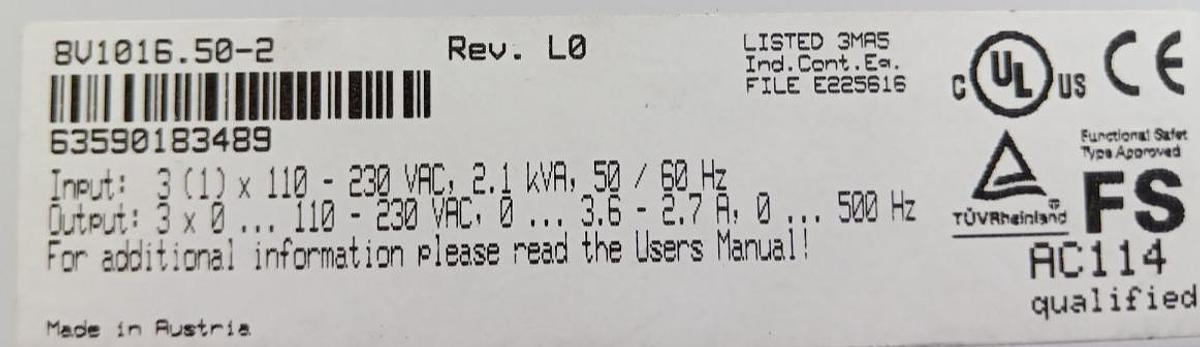 Gebraucht B&R Industrial Automation Acopos Steuerung 1016 8AC120.60-1