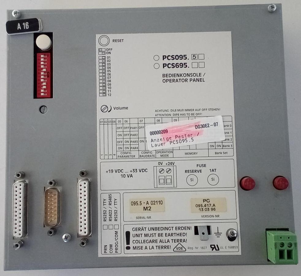 Gebraucht Lauer Pester PCS095 plus Profibus DP