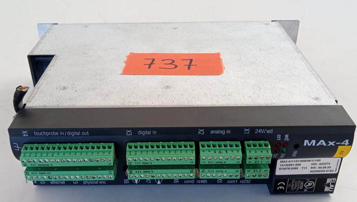 Gebraucht Elau Schneider Servo Verstärker MAX-4/11/01/008/08/1/1/00