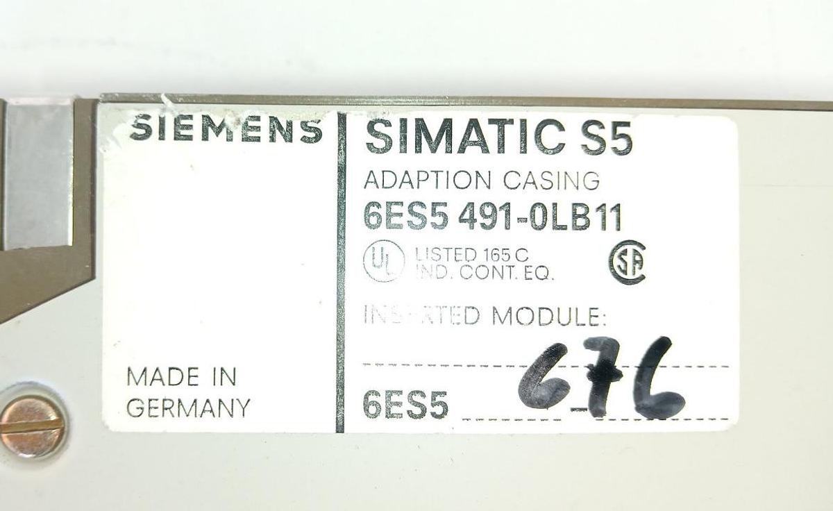 Gebraucht Siemens Simatic Adaptionskapsel 6ES5-491-0LB11