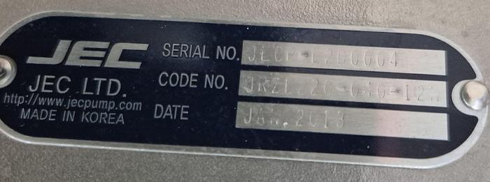 Gebraucht JEC-Kreiselpumpe auf mobilem Wagen