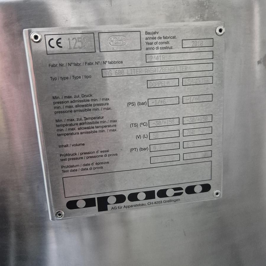 Gebraucht Apaco pharmazeutische Ansatzanlage