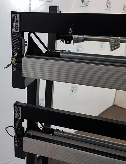 Gebraucht Folienabrollwagen für 2 Rollen mit Erdung