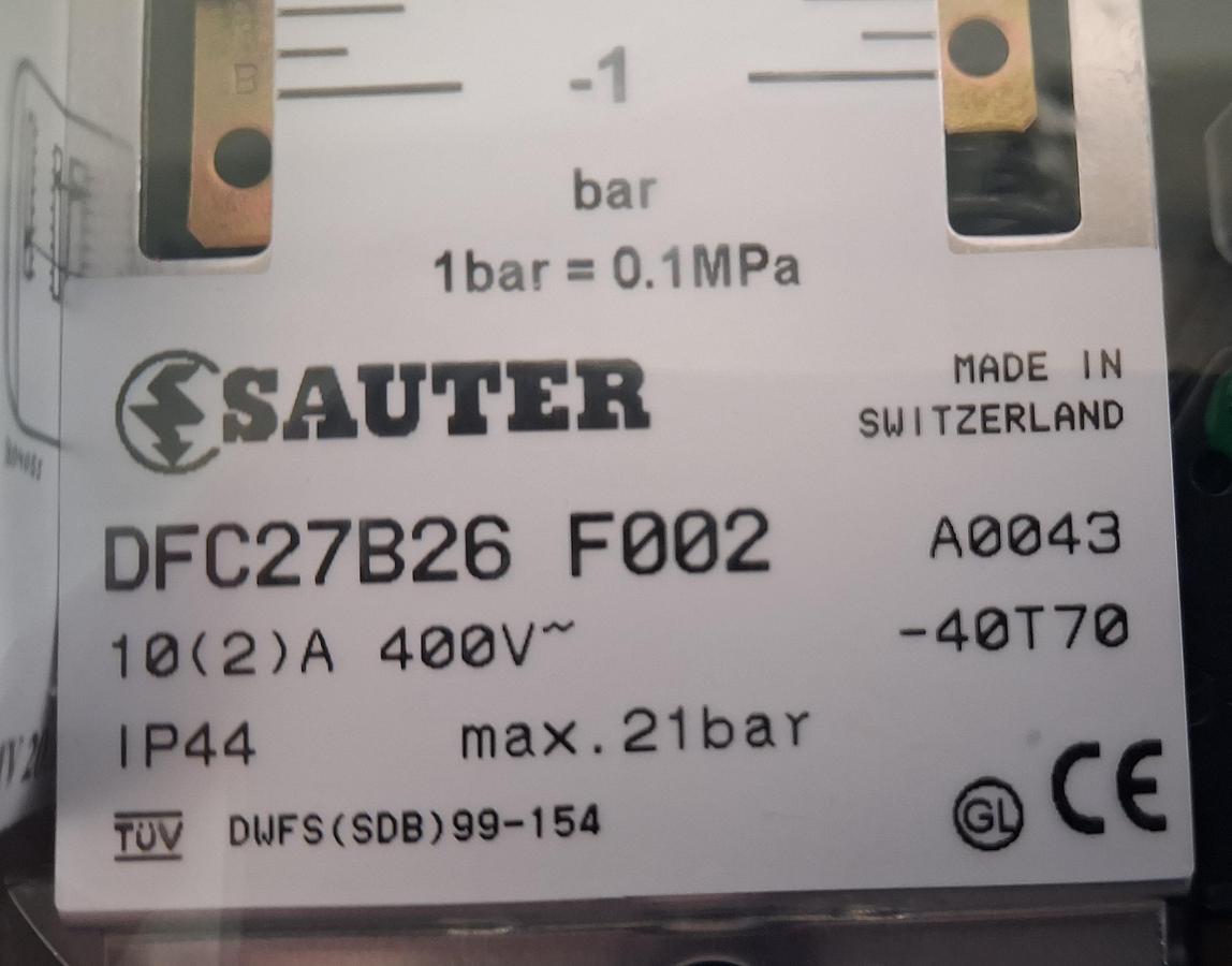 Gebraucht Manostat Sauter