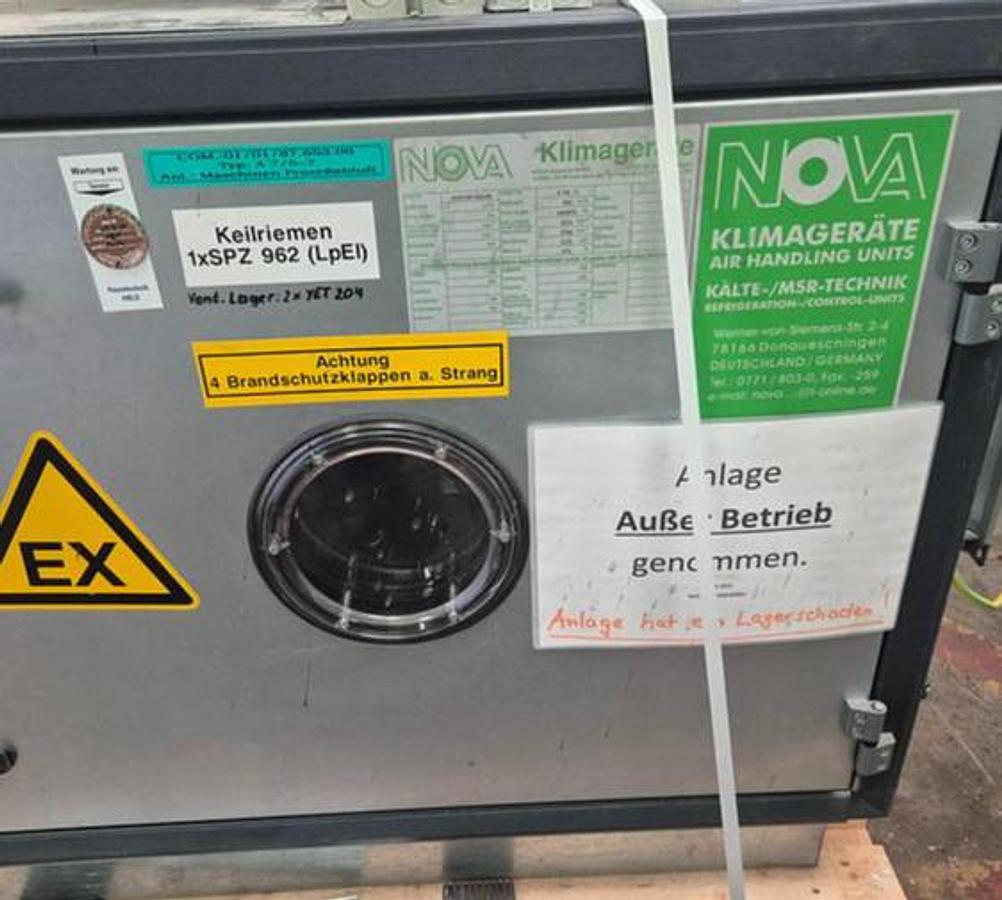 Gebraucht NOVA A 7/5 - 7 Klimagerät mit Absolut Air-Filtersystem