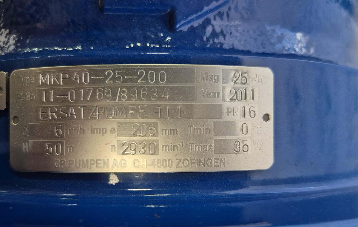 CP Pumpe / MKP 40-25-200