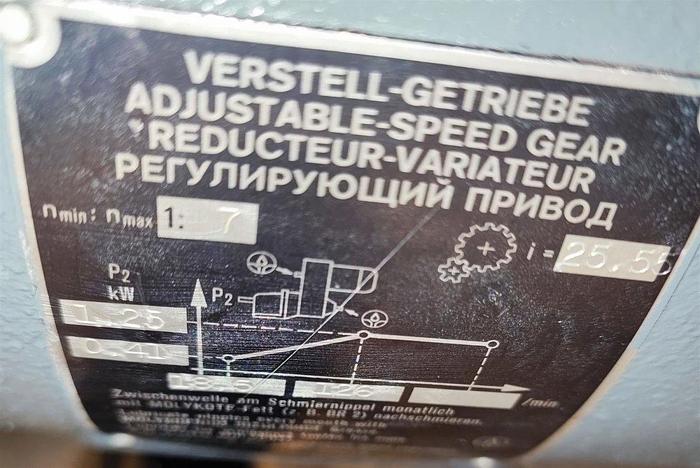 Gebraucht Bauer Getriebemotor G22-10-V1/DK94-241-V3315 1,5Kw