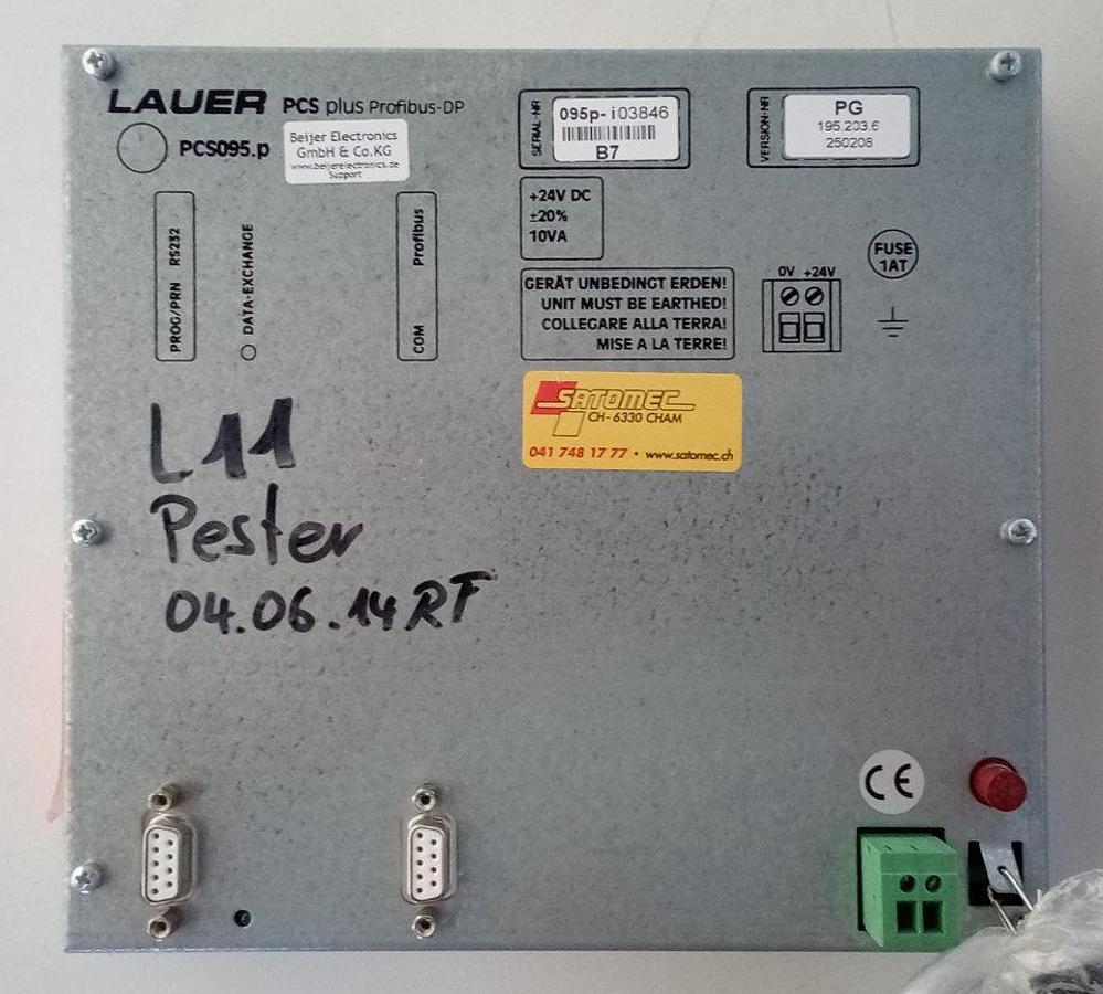 Gebraucht Lauer Pester PCS095 plus Profibus DP