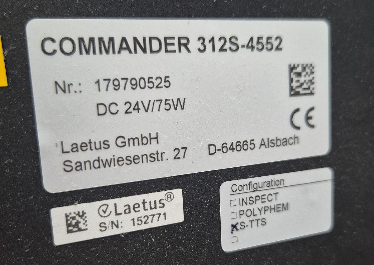 Gebraucht Laetus IM-400 Inspektionssystem ist ein hochentwickeltes Track & Trace-System