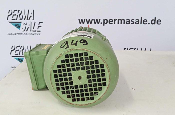 Gebraucht Leumann & Uhlmann Flanschmotor D90LB6 1,85 Kw
