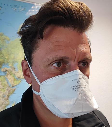 CrownName Duckbill FFP2 Face Mask CR6920 EN149:2001 + A1:2009