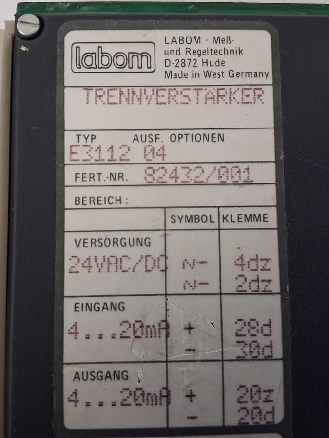 Gebraucht Trennverstarker