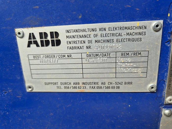 Gebraucht ABB Hochspannungs-Asynchronmotor QWG 400 ga 2 350Kw