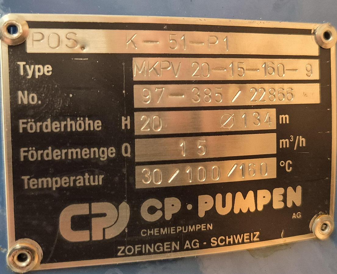Überholt ATB Flender Motor zu einer CP Pumpe