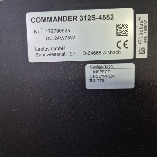 Used Laetus GmbH Kontrollstation  CommanderStation@CS-60