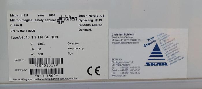 Gebraucht Skan Laborabzug Workstation S2010 1.2