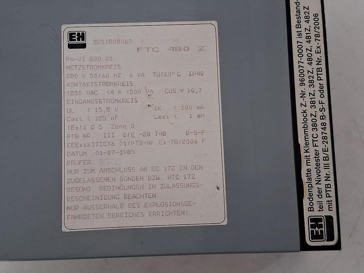 Gebraucht FTC 480 z