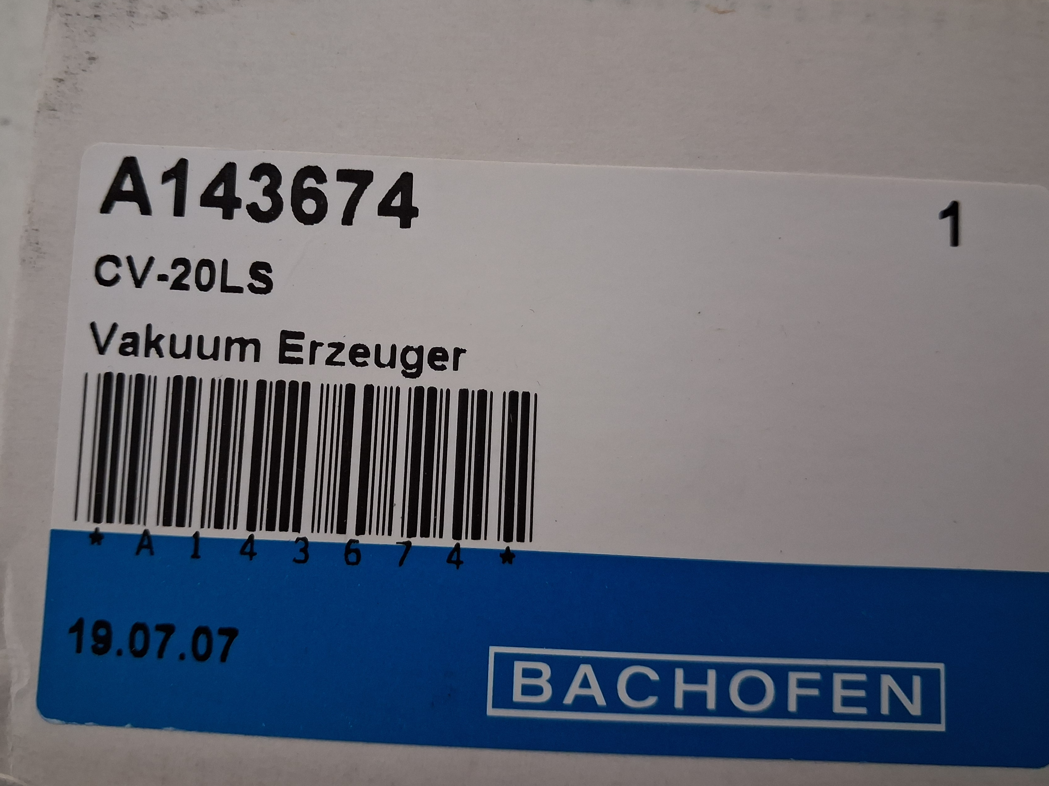 Gebraucht Vakuum Erzeuger