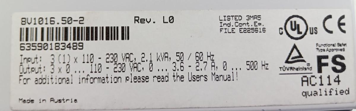 Gebraucht B&R Industrial Automation Acopos Steuerung 1016 8AC120.60-1