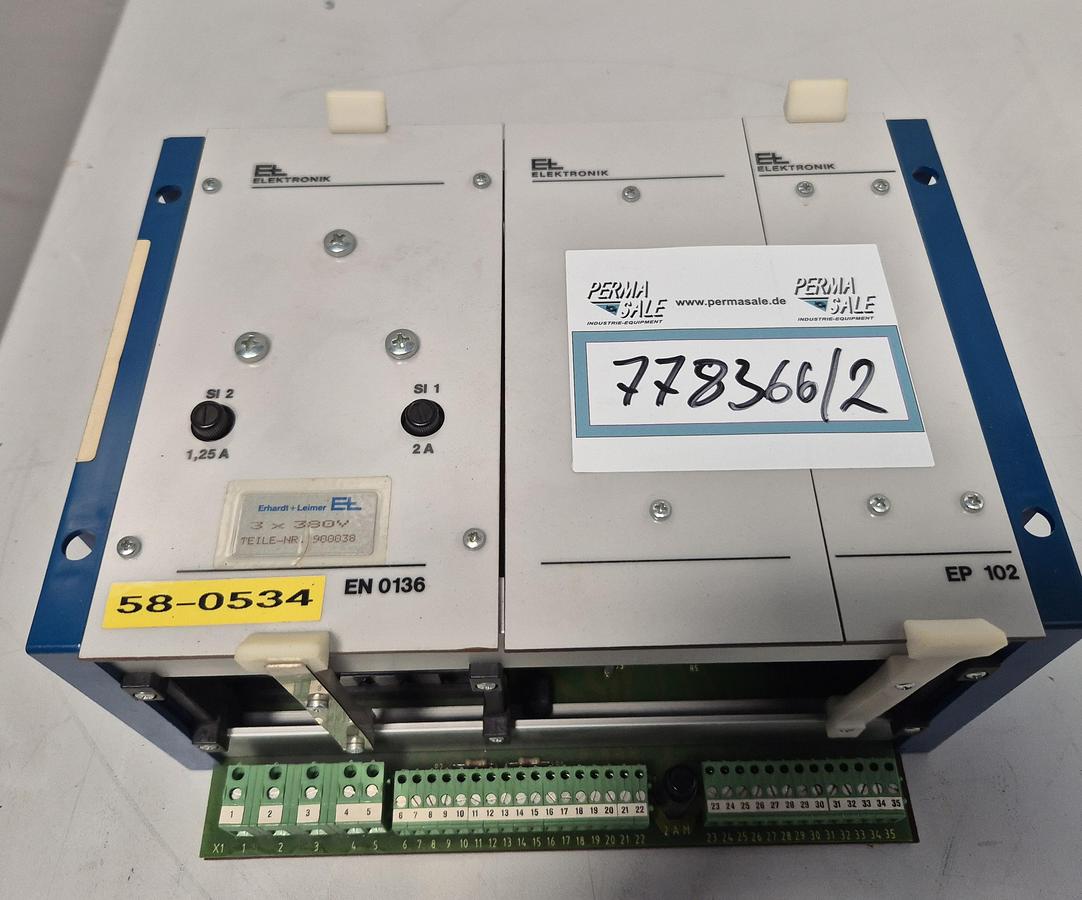 Gebraucht Erhardt+Leimer Elektronik CPU - EN 0136 / EP 102