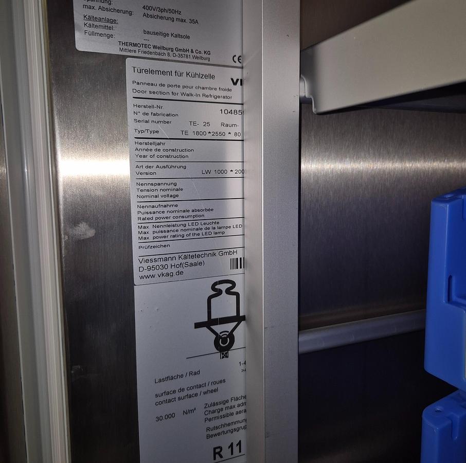 Gebraucht Thermotec Klimakammer 12 + 11+ 10 TE1700*2550*80