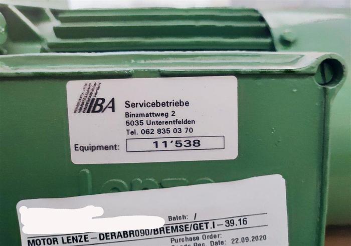 Gebraucht Lenze Getriebemotor DERAB090/39.16