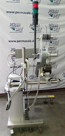 Gebraucht Pago Pagomat 6AM2 Seitendrucker-Etikettierer für geschrumpfte Flaschenbündel