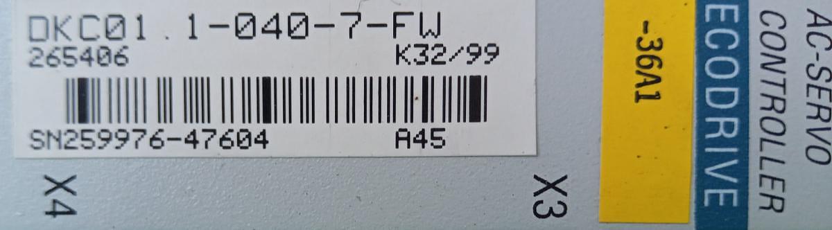 Gebraucht Indramat Digitaler Servoregler DKC01 1-040-7-FW