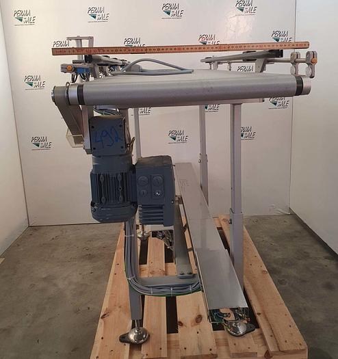 Gebraucht Edelstahl-Förderband mit SEW-Antrieb