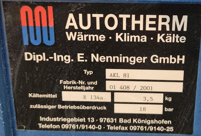 Gebraucht Autotherm Temperiergerät AKL 81