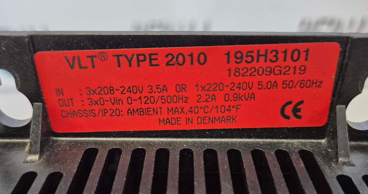 Gebraucht Danfoss Frequenz Umrichter - VLT® TYPE 2010