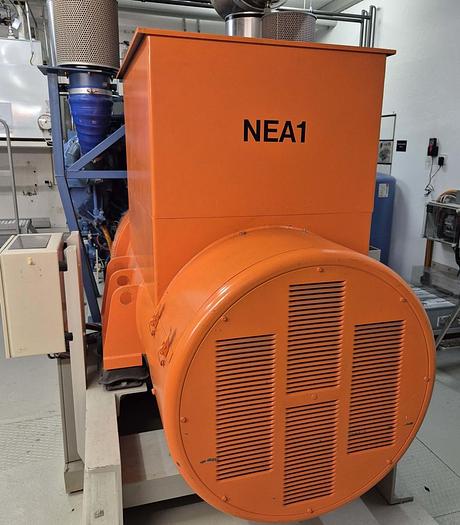 Gebraucht MTU Diesel-Notstromaggregat 8V396 TC34 mit Piller Generator NKT900-4