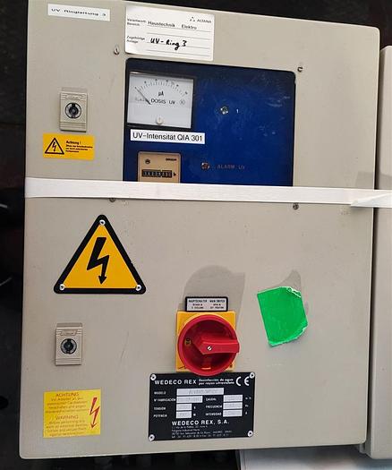 Gebraucht Wedeco Rex UV-Messgerät Steuerung