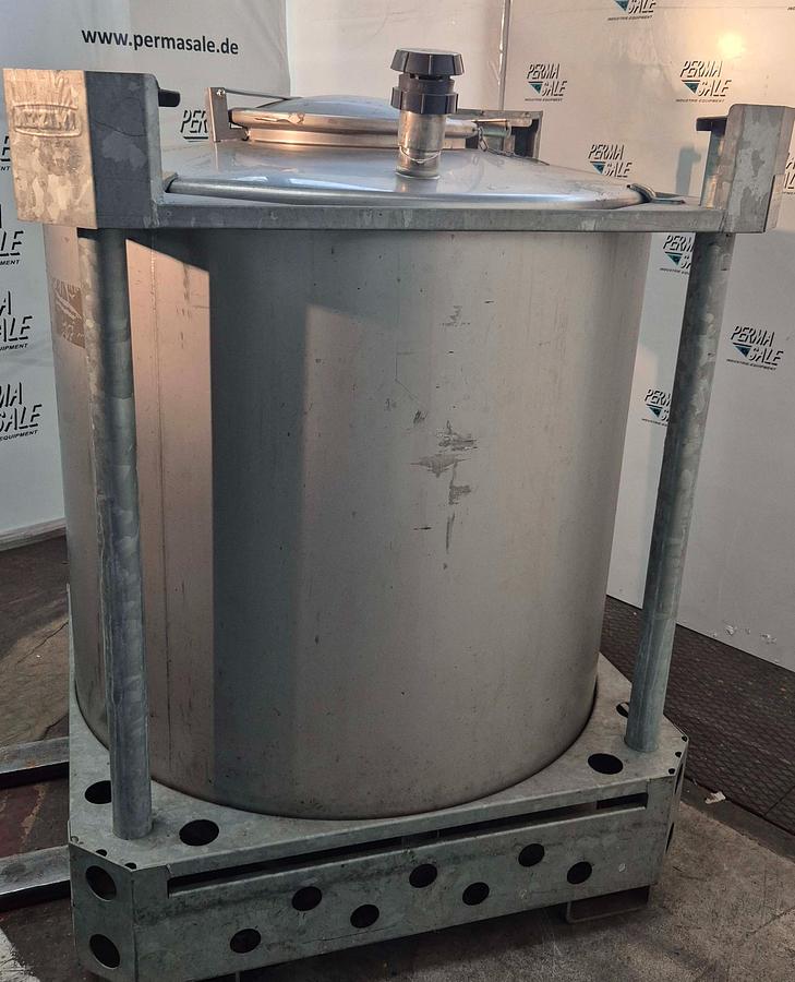 Gebraucht AZZINI Edelstahl-IBC mit 997 Litern Kapazität