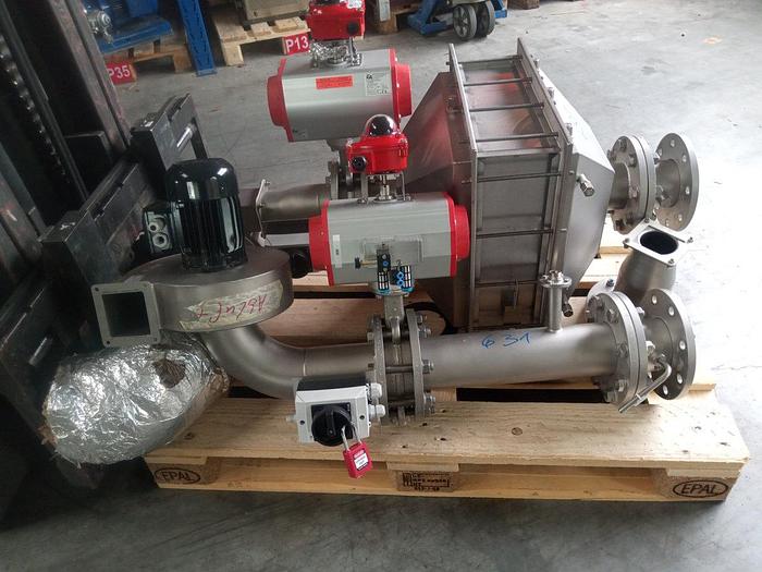 Gebraucht Lüftungsanlage Edelstahl