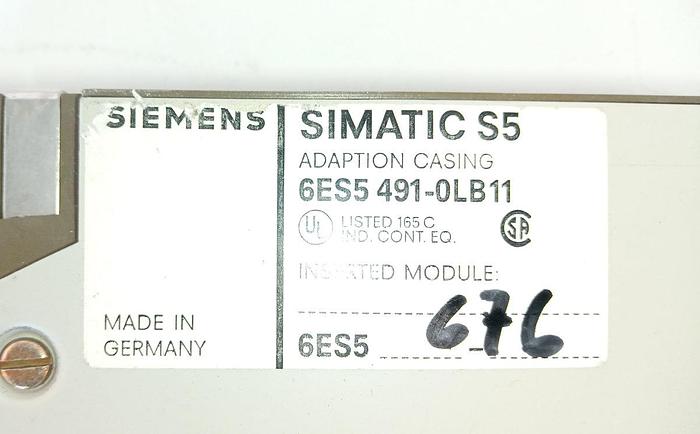 Gebraucht Siemens Simatic Adaptionskapsel 6ES5-491-0LB11