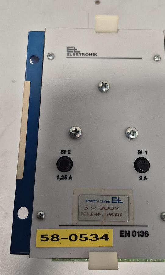 Gebraucht Erhardt+Leimer Elektronik CPU - EN 0136 / EP 102