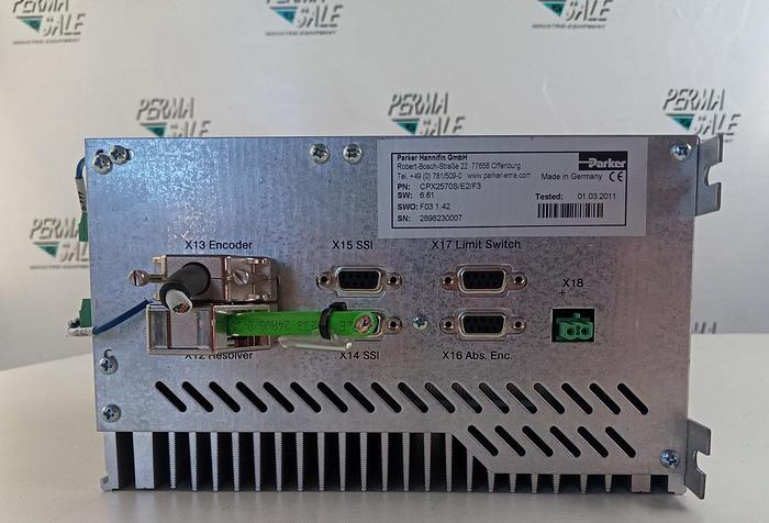 Gebraucht Parker Hannifin Servo Amplifier Compax-S CPX2570S/E2/F3