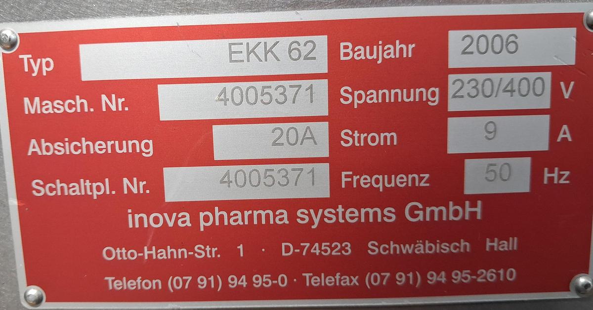 Gebraucht Inova Pharma Systems