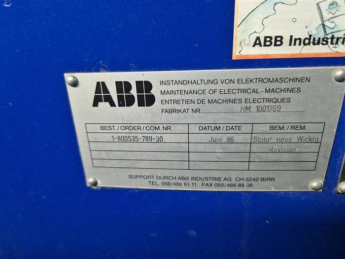 Gebraucht ABB Hochspannungs-Asynchronmotor QWG 400 ga 2 350Kw
