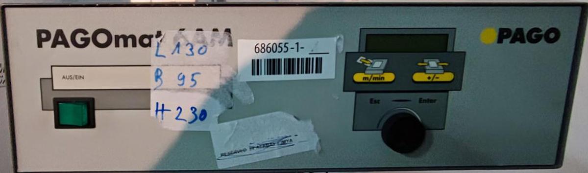 Gebraucht Pago Pagomat 6AM+ Etikettierer mit Laetus Argus Steuerung