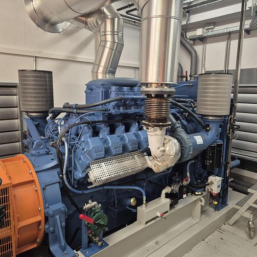 Gebraucht MTU 16V 2000 G63 TB Dieselmotor und einem Stamford HC64H Generator