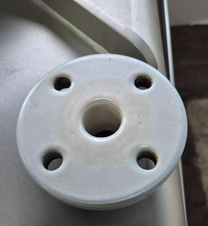 Used Edelstahl-Maurer AG IBC-Behälter mit Halar-Beschichtung 670 ltr.