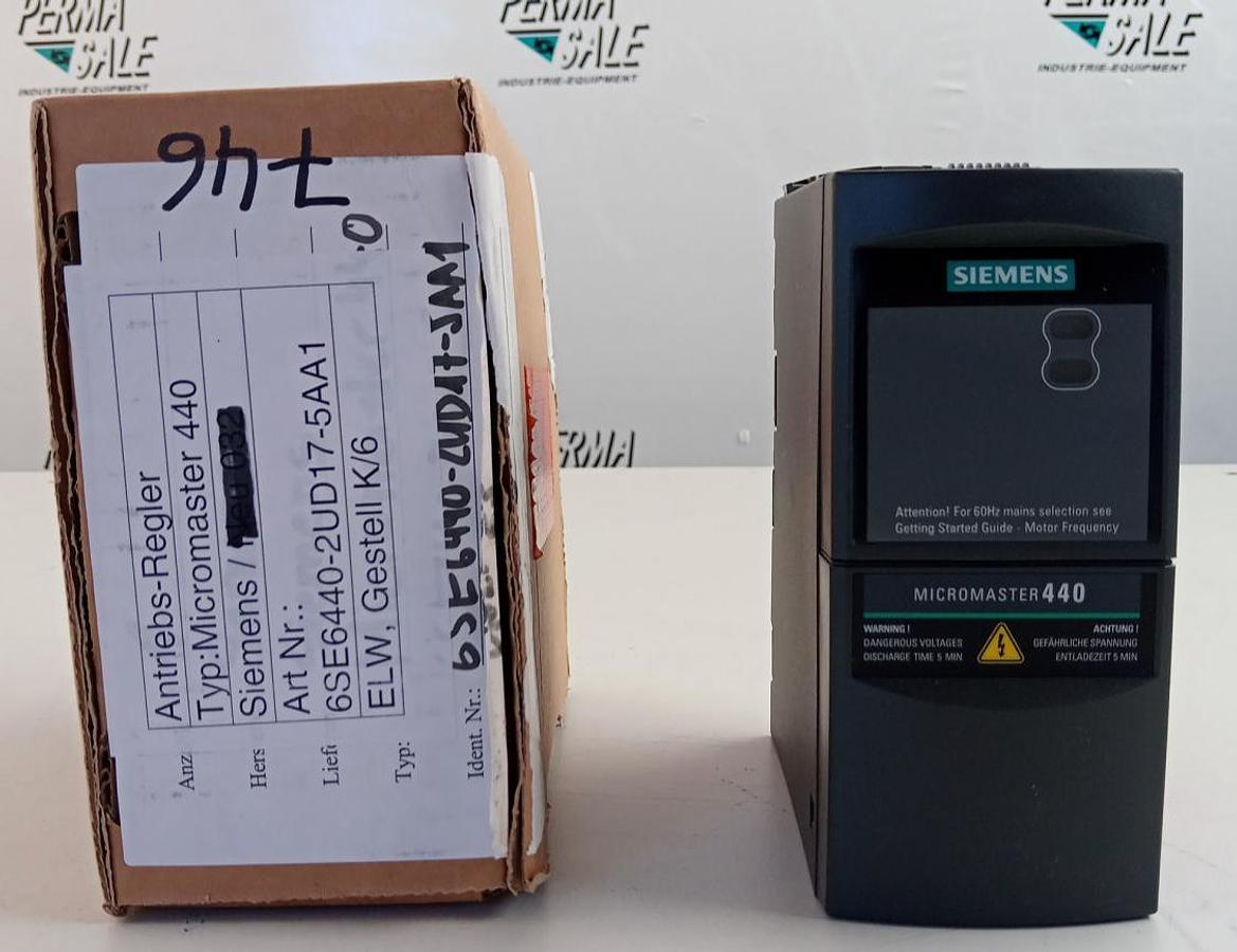 Siemens Micromaster 440 Frequenzumrichter 6SE6440-2UD17-5AA1
