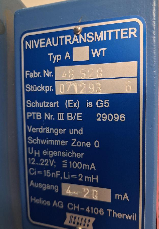 Gebraucht Geberkopf Helios mit WT und Glashuelse