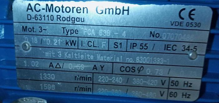 Gebraucht Sera Dosier Membranpumpeneinheit C409.2-50E